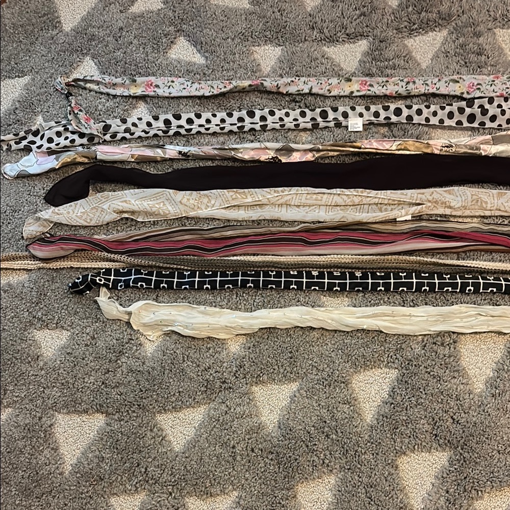 Assorted Patterned Scarves Collection - image 1